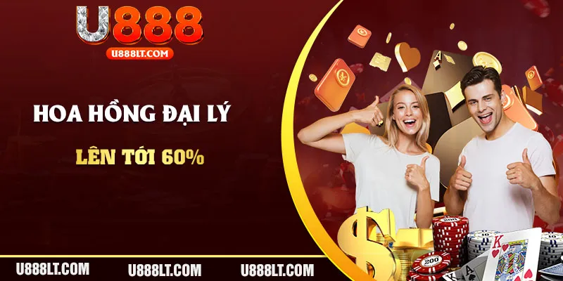 Chiết khấu hoa hồng chế độ đại lý nhà cái lên đến 60%